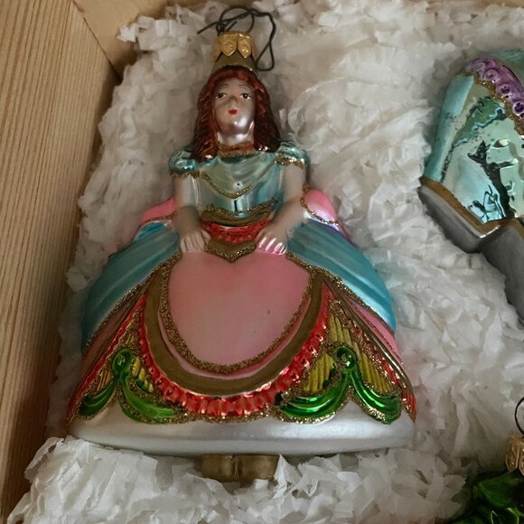 Polonaise Kurt S. Adler Cinderella Christmas Ornament set Wo… - Picture 4 of 10